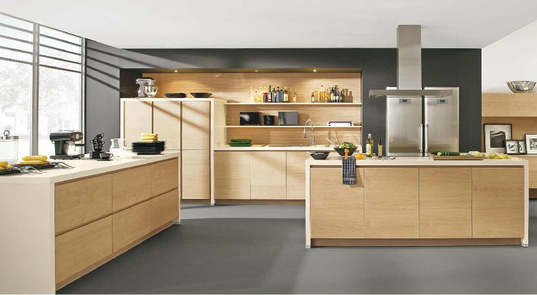 puertas de cocinas integrales de madera en madrid