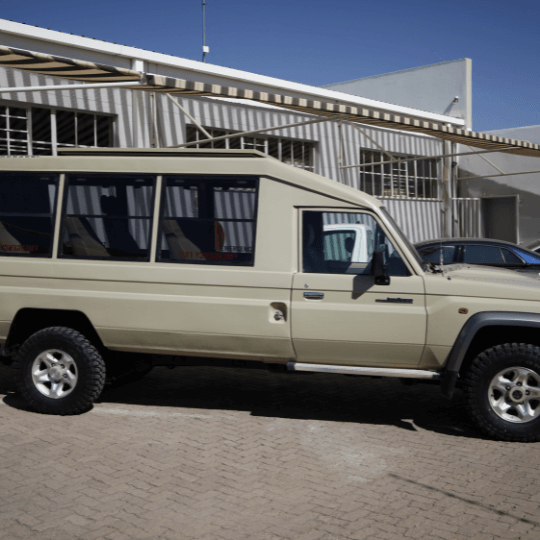 After: fully restored Land Cruiser, detail shots, first test drive