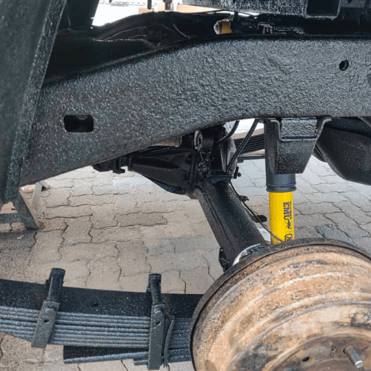 After: fully restored Land Cruiser, detail shots, first test drive