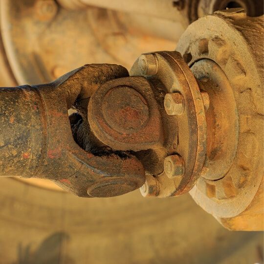 Old Propshaft rusty