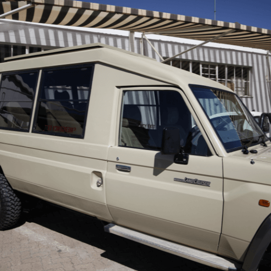 After: fully restored Land Cruiser, detail shots, first test drive