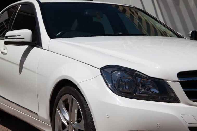 Accident Mercedes Benz after repair