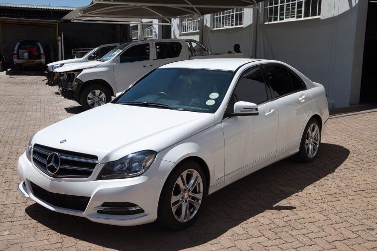 Accident Mercedes Benz after repair