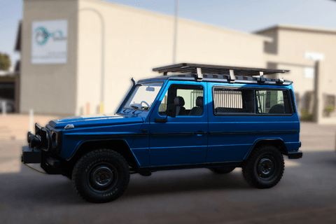 MB 280 blue after restoration