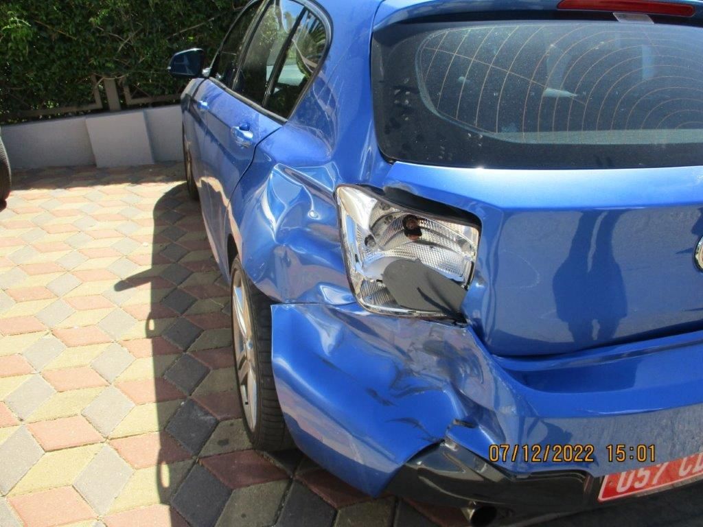 Accident BMW before repair