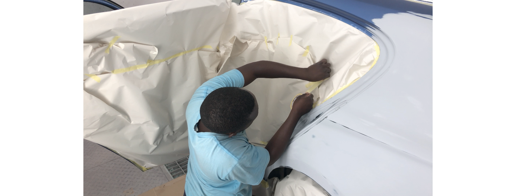 Accident BMW before repair