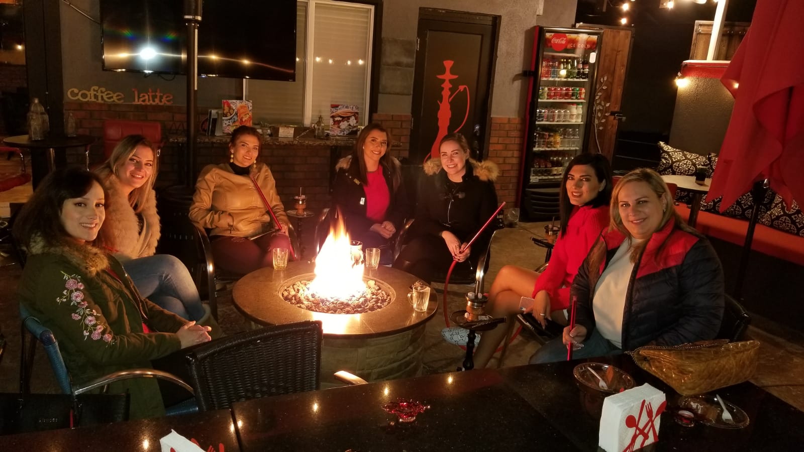 A picture of our lovely customers