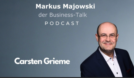 Vertriebsskipper Grieme im Podcast Interview bei Business Talk