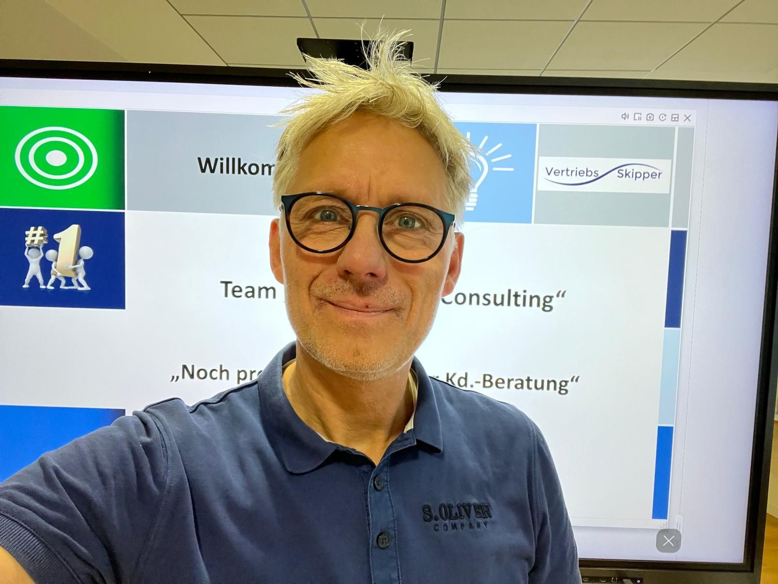 Vertriebstraining in Vorbereitung