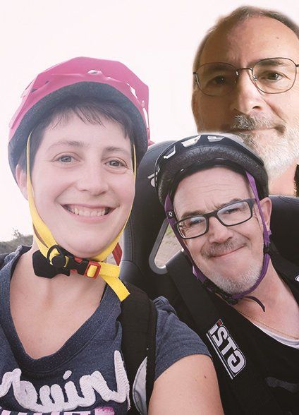 Karine, Thierry, et Jean-Philippe