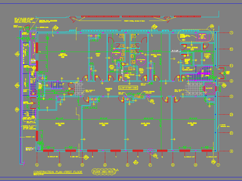 Architektur-Zeichnungen vektorisiert mit Vektorisierung24
