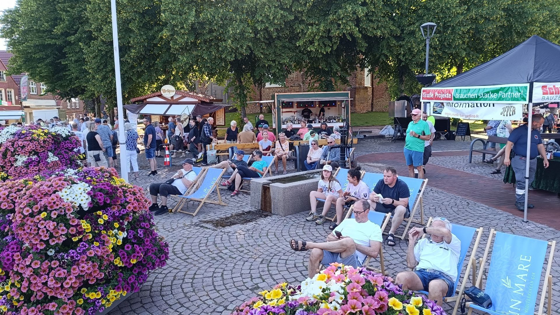 Stadt Garding auf der Nordseehalbinsel Eiderstedt