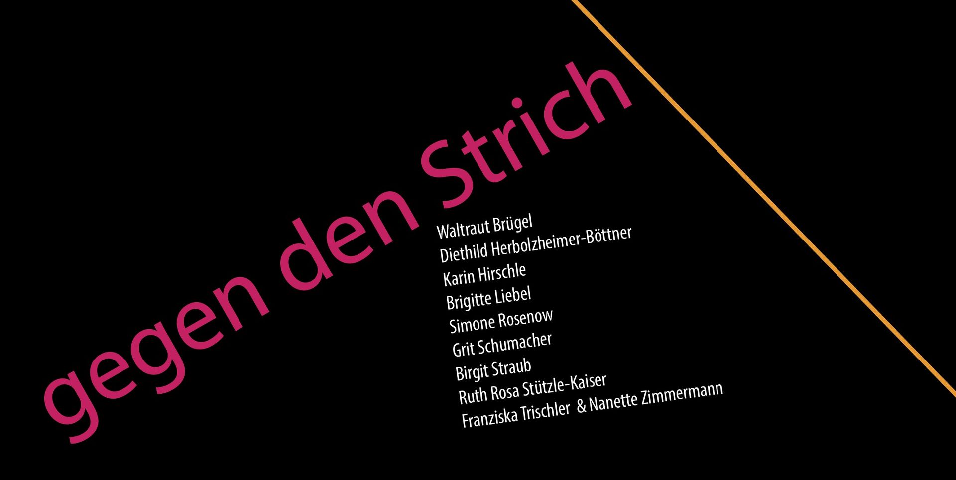 GEDOK Freiburg, Ausstellung - gegen den Strich