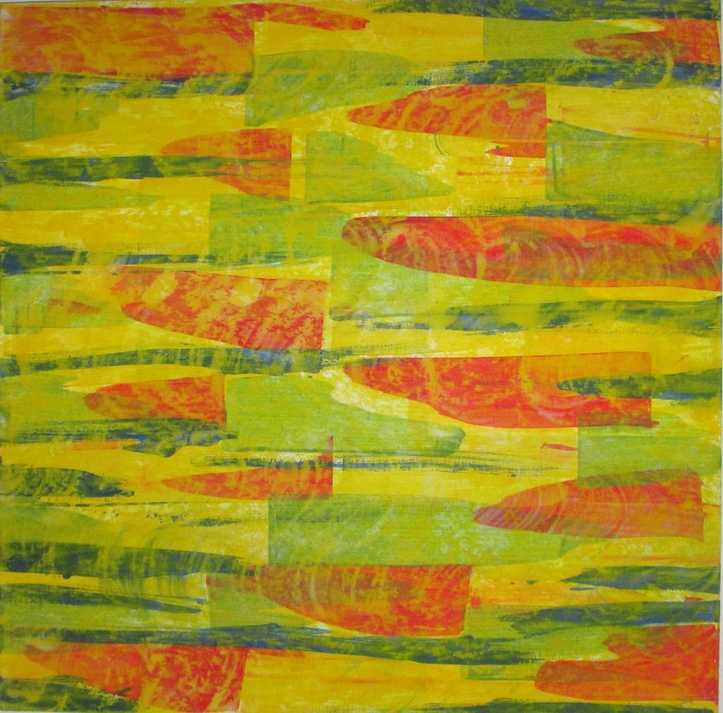 Ingrid Wickersheimer, gelb, grün, rot