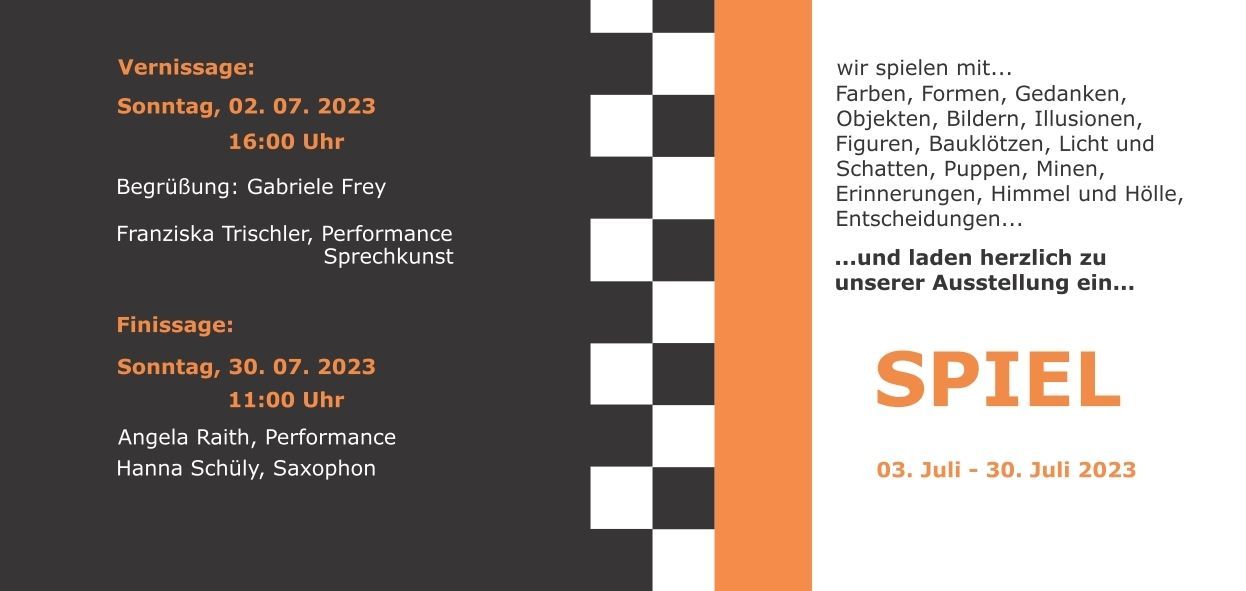 GEDOK Freiburg, Ausstellung Spiel 2023