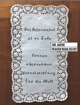 Ute Knüfer - Plakat zu 100 Jahre Frauenwahlrecht, GEDOK Freiburg