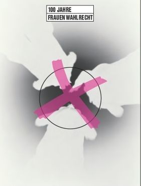 Brigitte Liebel - Plakat zu 100 Jahre Frauenwahlrecht, GEDOK Freiburg