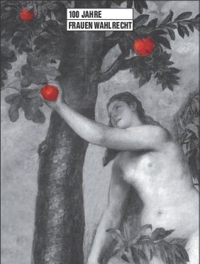 Angelika Link - Plakat zu 100 Jahre Frauenwahlrecht, GEDOK Freiburg