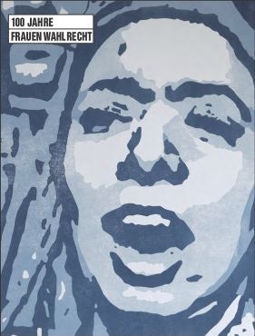 Michaela Höhlein-Dolde - Plakat zu 100 Jahre Frauenwahlrecht, GEDOK Freiburg