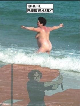 Almut Quaas - Plakat zu 100 Jahre Frauenwahlrecht, GEDOK Freiburg