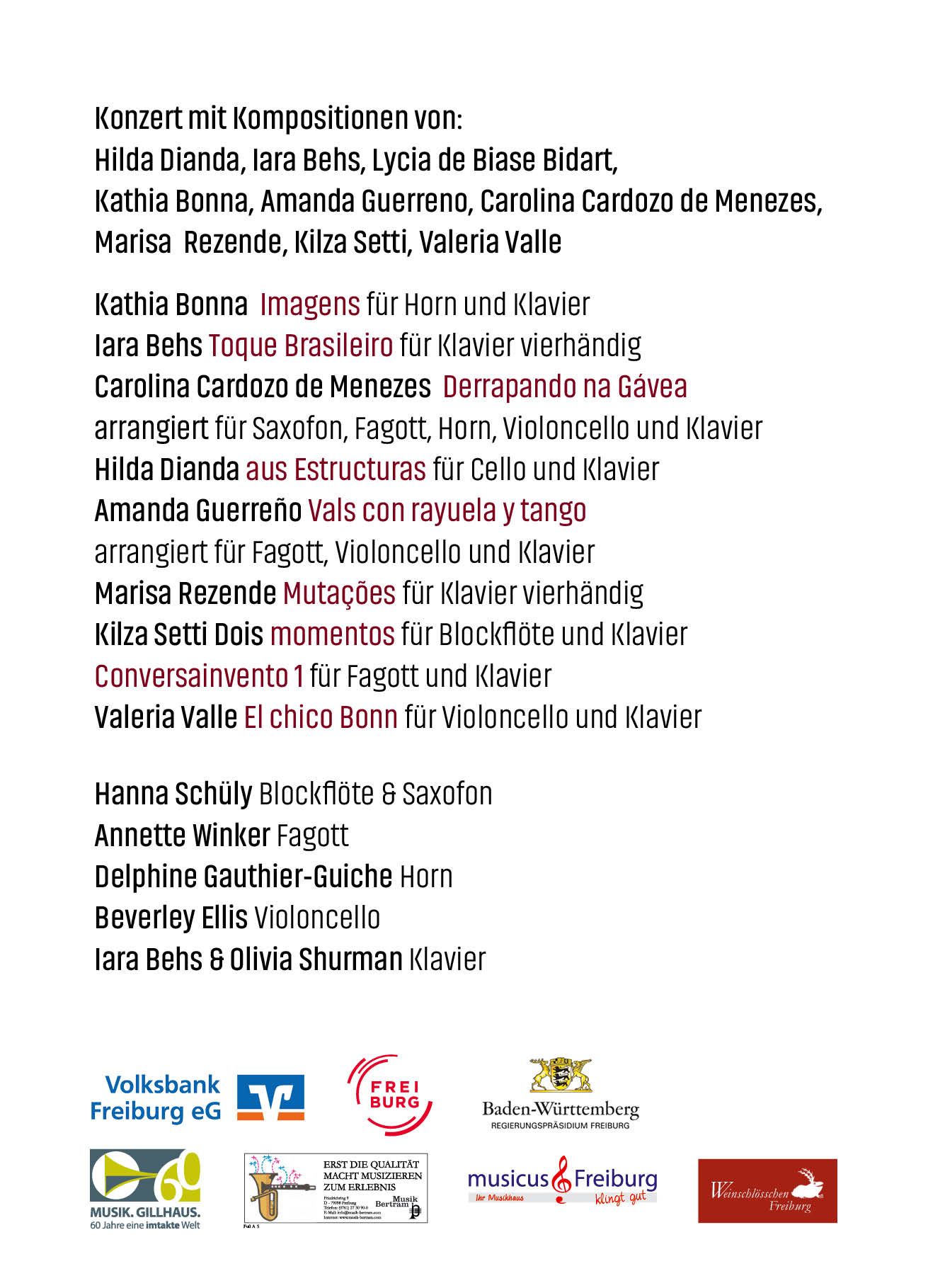 GEDOK Freiburg, Jahreskonzert 2024