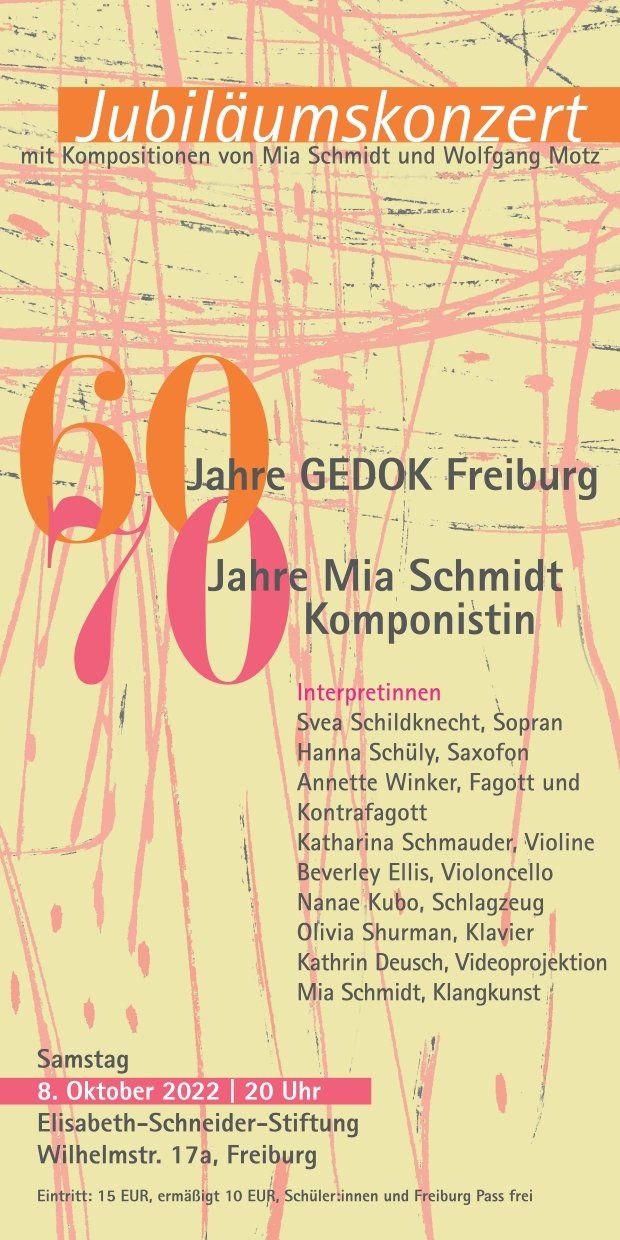GEDOK Freiburg - Jubiläumskonzert 2022