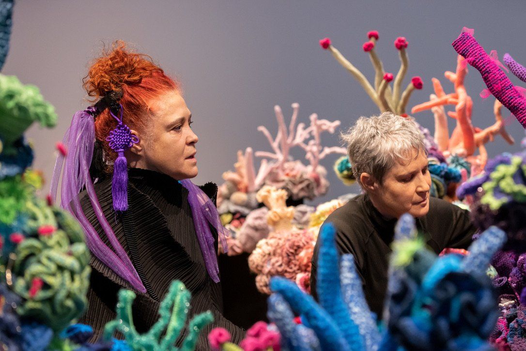 Christine und Margaret Wertheim, Satellite Reef, Museum Frieder Burda Baden-Baden, Bild: Nikolay Kazakov, www.kazakov.de