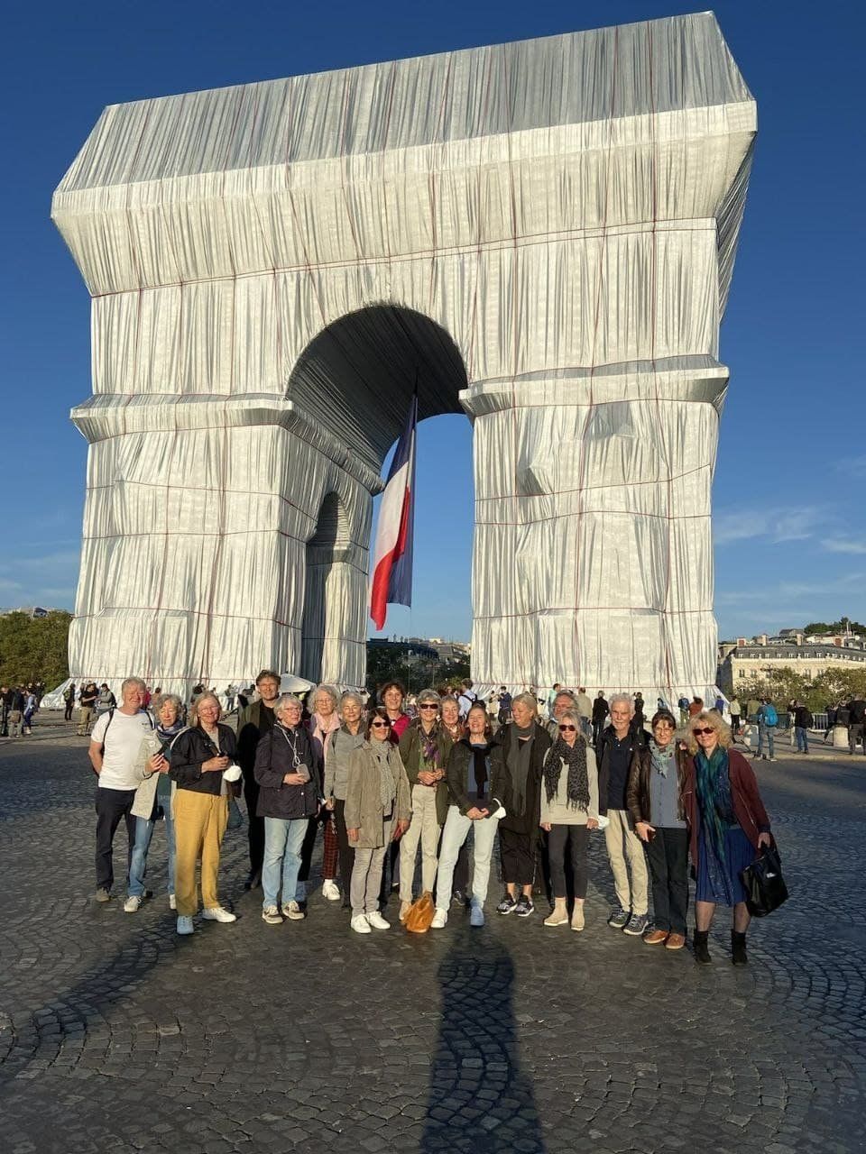 L'Arc de Triomphe, Christo, GEDOK Kunstfahrt nach Paris,
