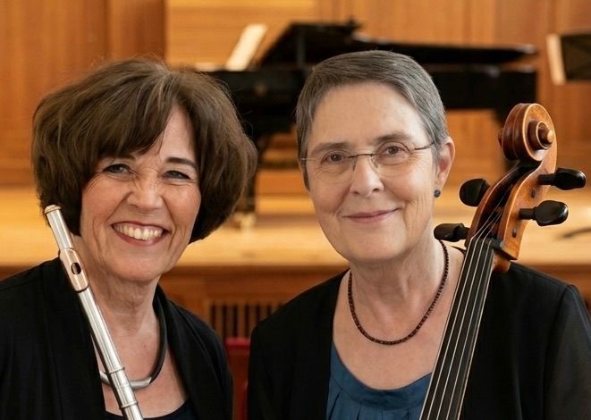 Martina Roth (Querflöte) und Beverley Ellis (Violoncello) GEDOK Freiburg, Musik zur Mittagszeit, Martina Roth (Querflöte) und Beverley Ellis (Violoncello)