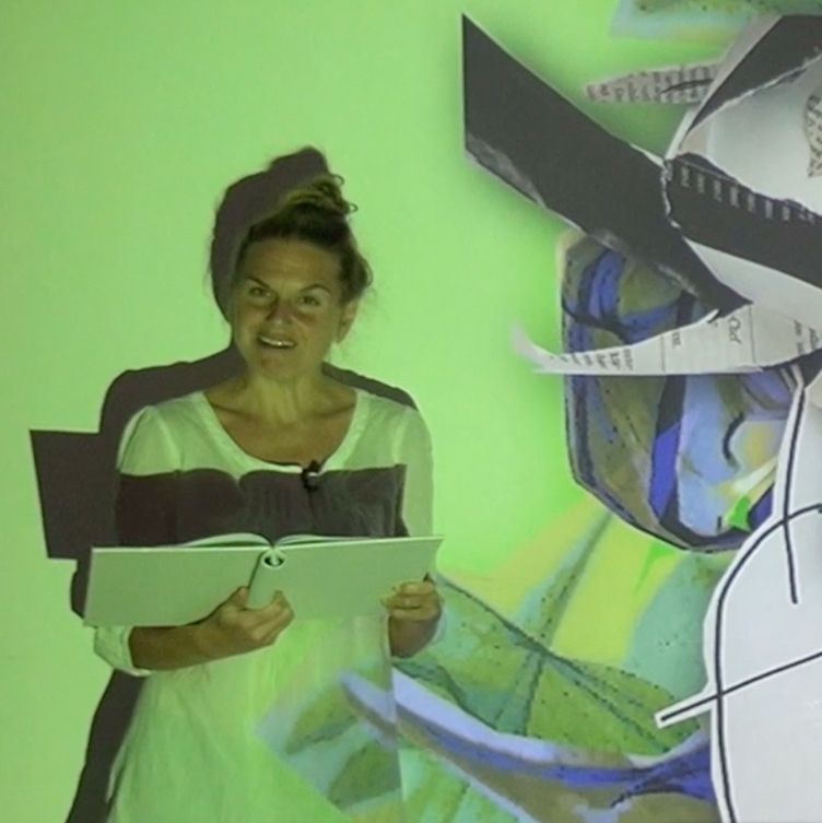 Franziska Trischler & Nanette Zimmermann, Sprechperformance & Videoinstallation GEDOK Freiburg 2023, gegen den Strich, Franziska Trischler und Nanette Zimmermann