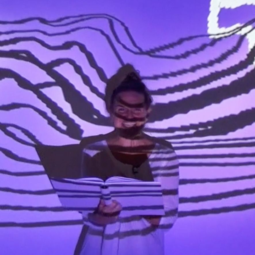 Franziska Trischler & Nanette Zimmermann, Sprechperformance & Videoinstallation GEDOK Freiburg 2023, gegen den Strich, Franziska Trischler und Nanette Zimmermann
