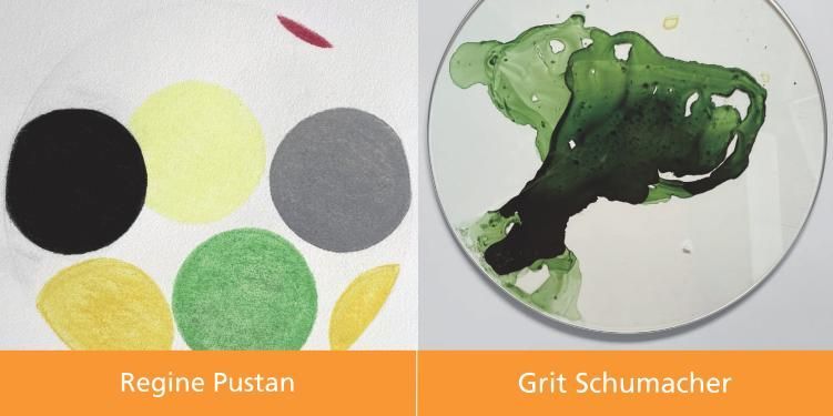 Regine Pustan, Grit Schumacher GEDOK Freiburg, Ausstellung K5, Rund.Schau.