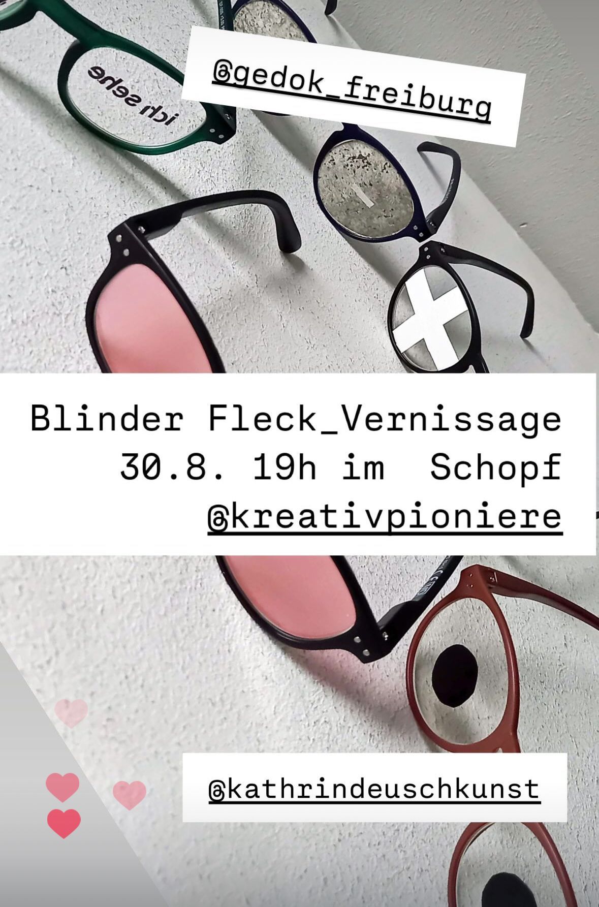 GEDOK Freiburg, Ausstellung Blinder Fleck 2024