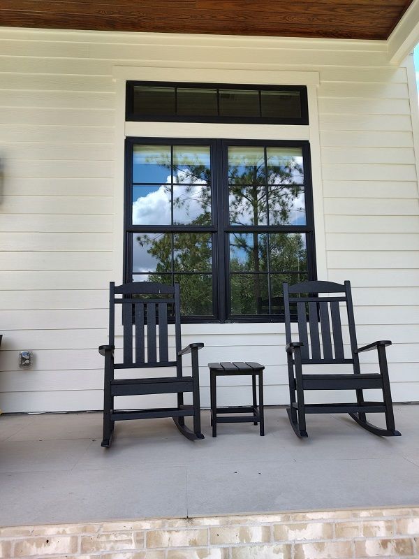 window cleaning two standard windows with a narrow window above counts as three in Magnolia Texas