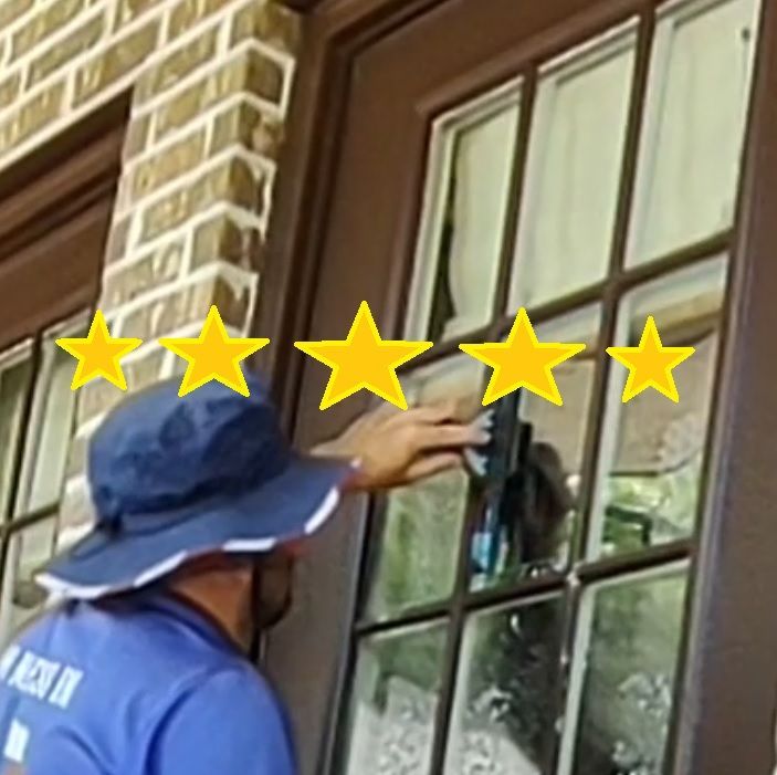 They did a wonderful job window cleaning inside and out.