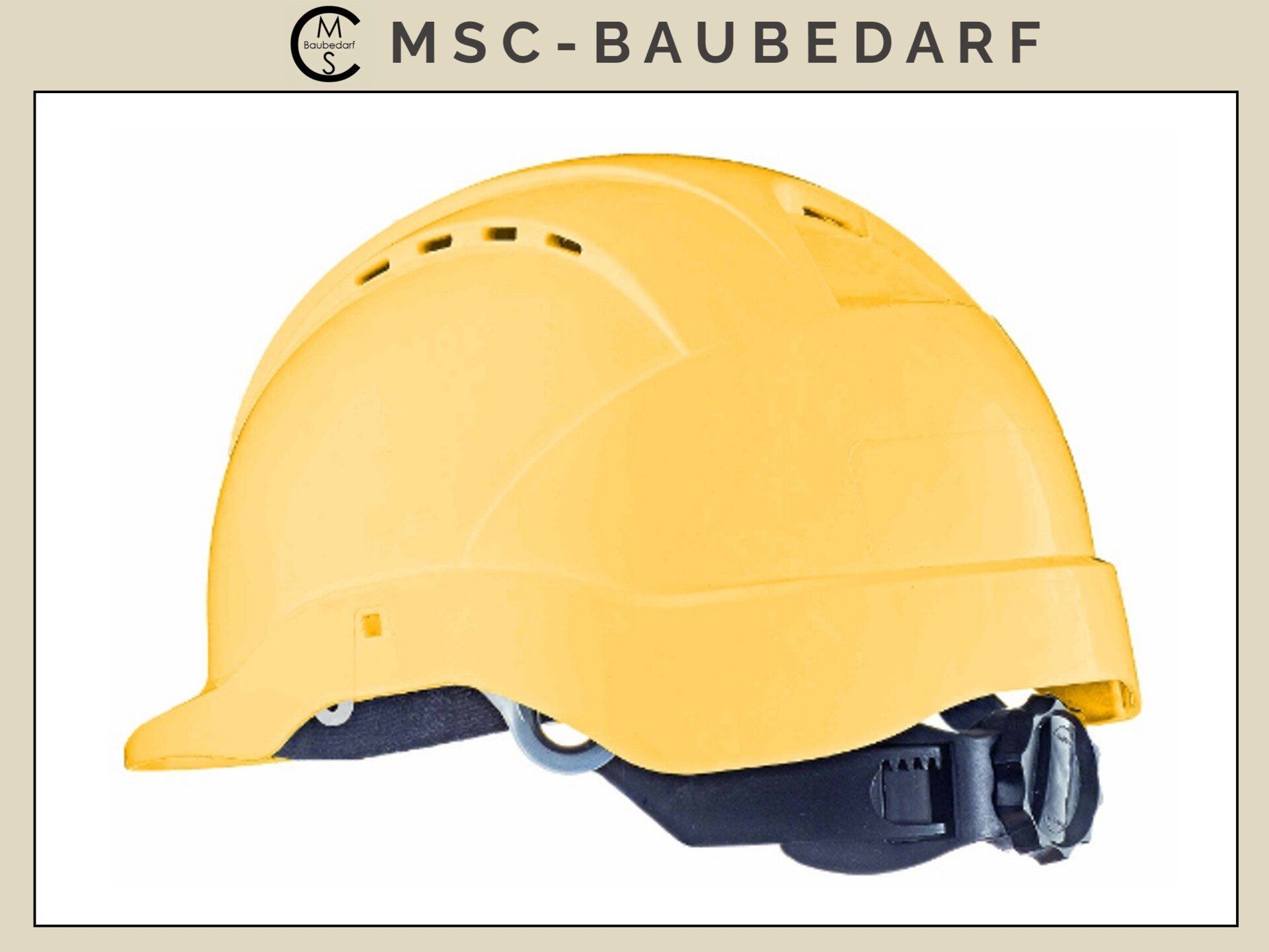 zum Schnäppchenpreis Bauhelm/ Helm gelb verstellbar