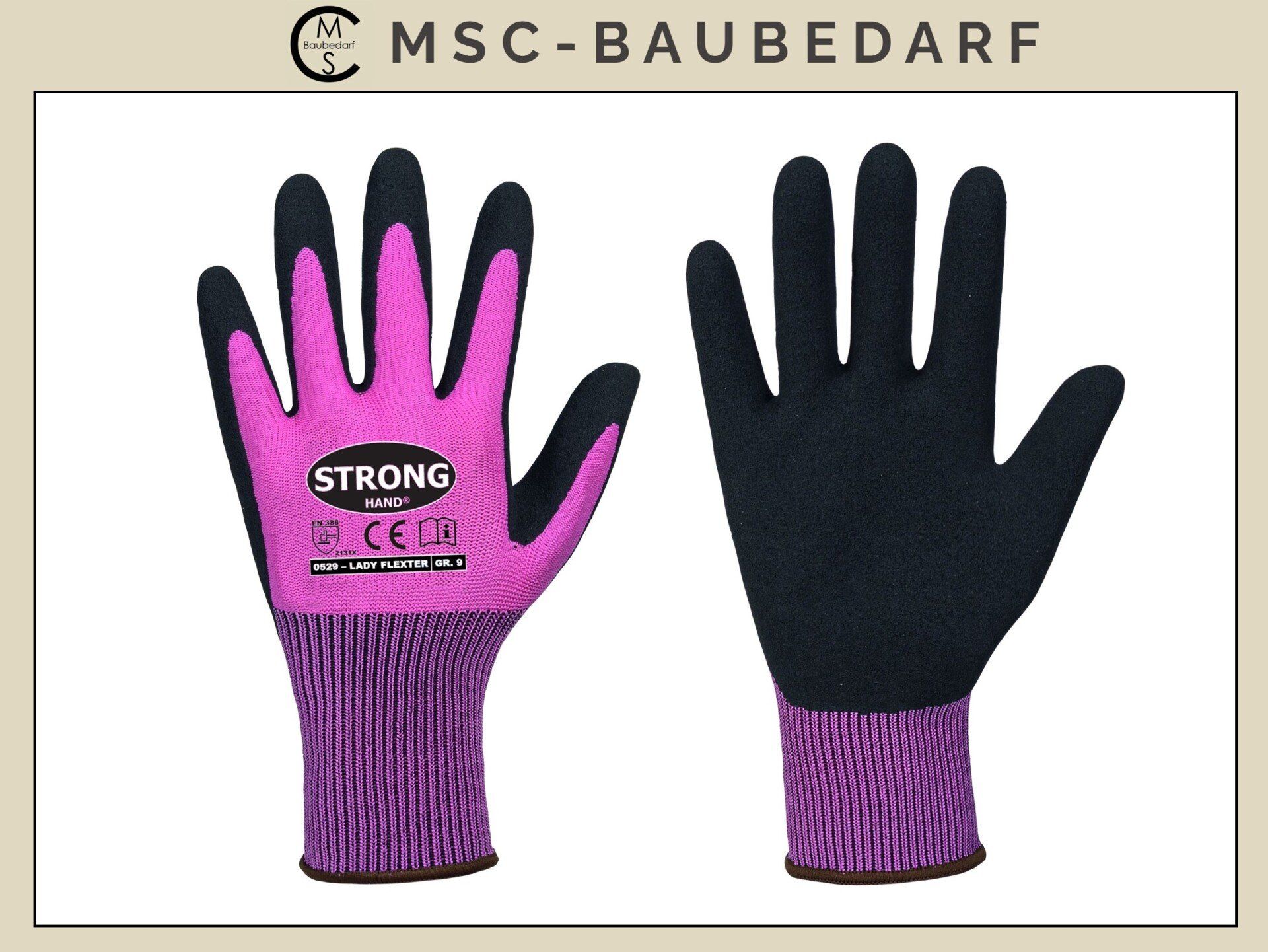 zum Schnäppchenpreis Arbeitshandschuh Lady Flexter Gr.6