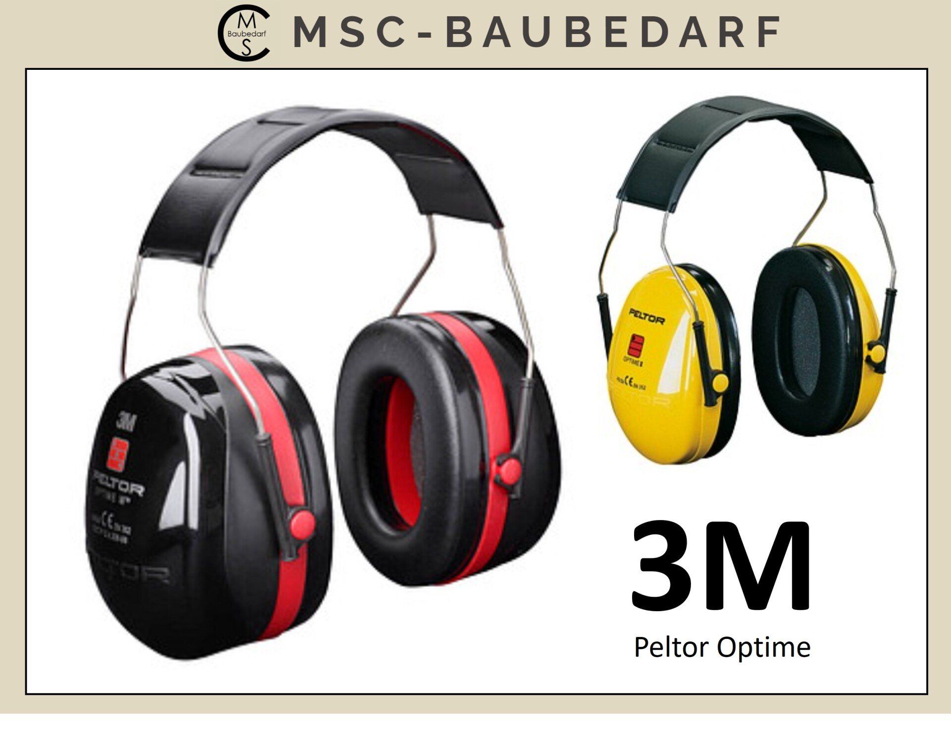 zum Schnäppchenpreis Gehörschutz von 3M - Peltor Optime 3 und Peltor Optime 1