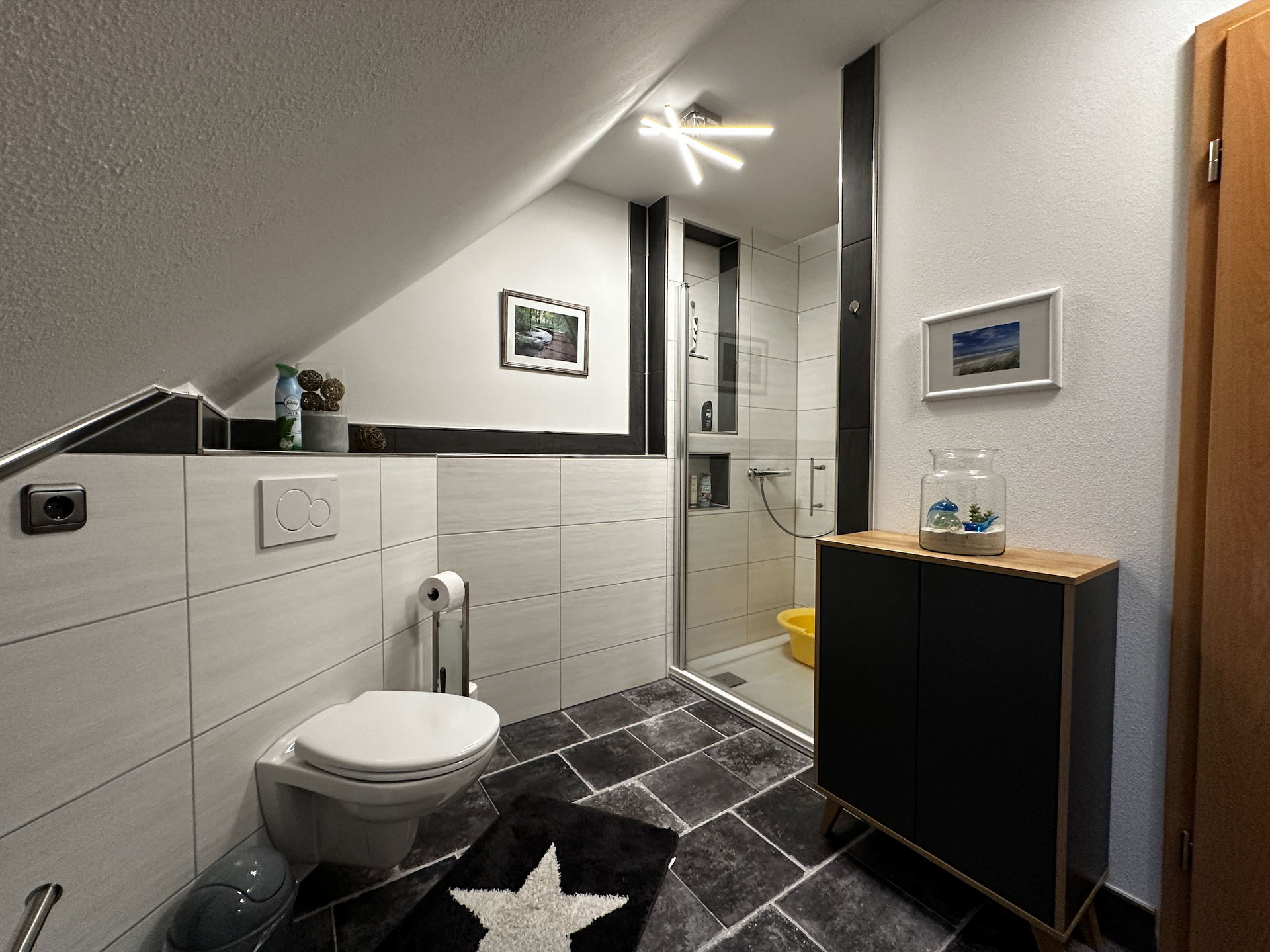 Haus in Kirchhaslach - Badezimmer