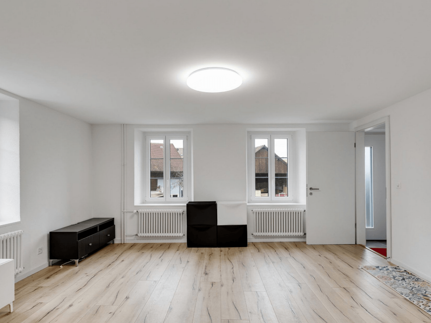 Immobilienfotografie Weitwinkelaufnahme Heller Raum Immobilienfotografie Weitwinkelaufnahme Heller Raum