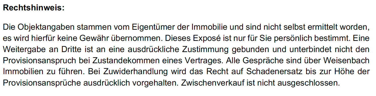 Weisenbach Immobilien