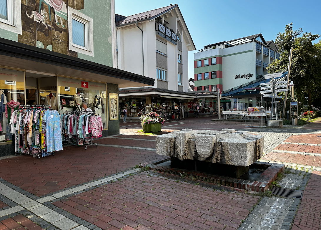 Fußgängerzone in Bad Wörishofen