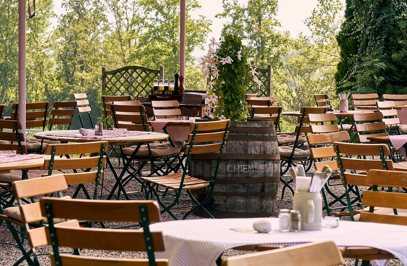 Biergarten rund um Türkheim