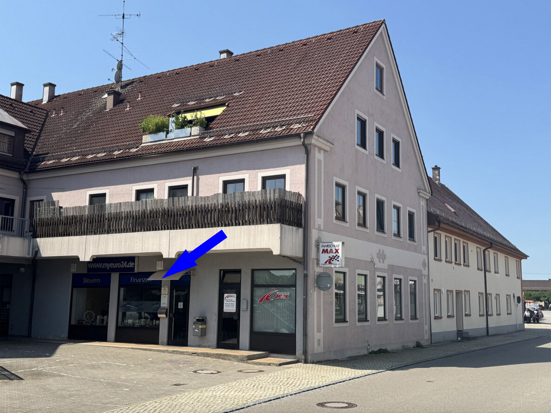 Gewerbeimmobilie - Ladenlokal Büro in Zentraler Lage in Türkheim zum Kauf Gewerbeimmobilie - Ladenlokal Büro in Zentraler Lage in Türkheim zum Kauf