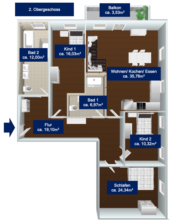 Neubau Mietwohnung in Türkheim Neubau Mietwohnung in Türkheim