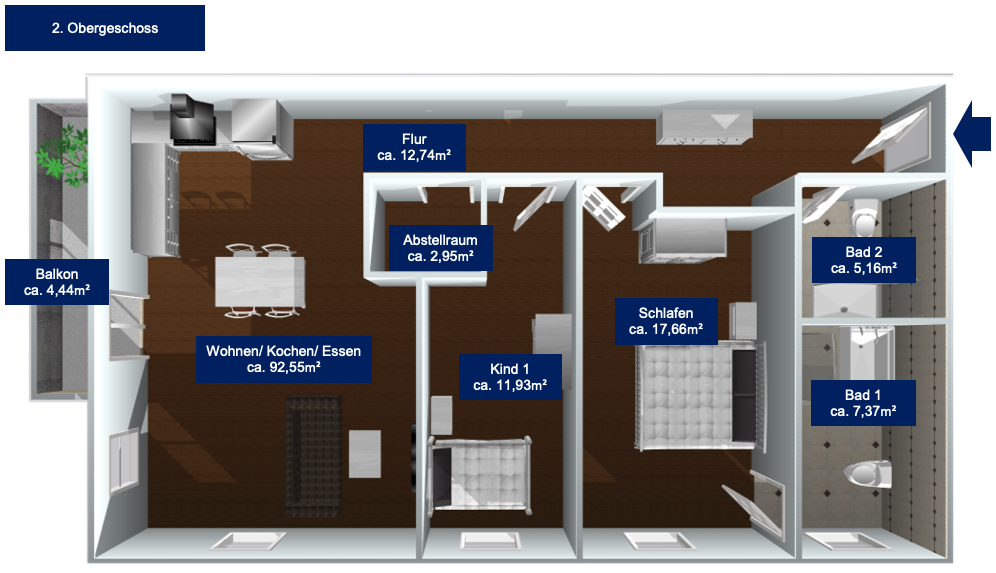Neubau Mietwohnung in Türkheim Neubau Mietwohnung in Türkheim
