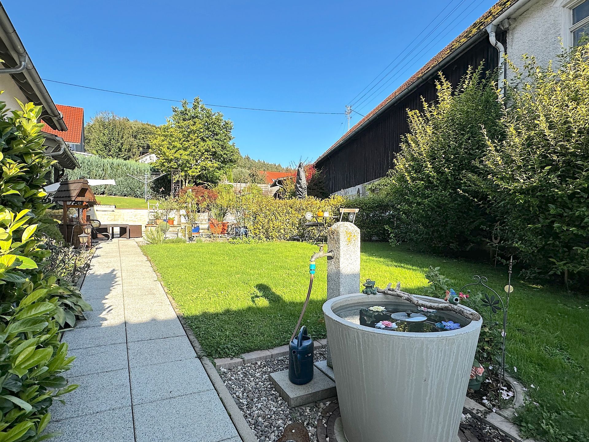 Haus kaufen in Kirchhaslach - Garten