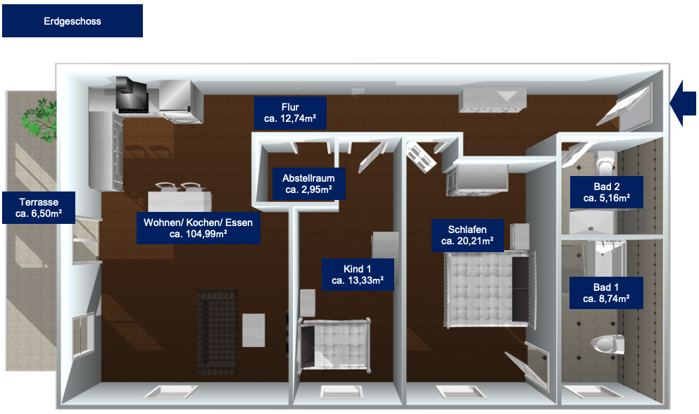 Neubau Mietwohnung in Türkheim Neubau Mietwohnung in Türkheim
