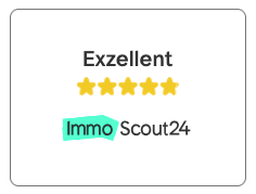 Immobilienscout - Bewertung - Exzellent - Auszeichnung Immobilienscout - Bewertung - Exzellent - Auszeichnung