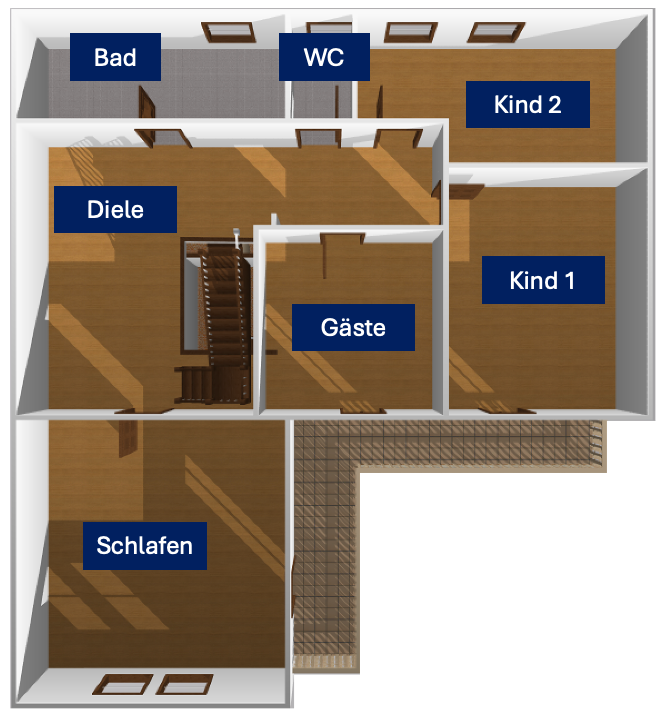 Haus kaufen in Rammingen - Grundriss Dachgeschoss